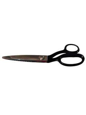 Vtg Marks 409B Pinking Shears Scissors 9" Black Handles Serrated Edge Sewing